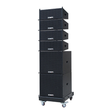 LB-206 & LB-15BS Dual 6" two way line array speaker set